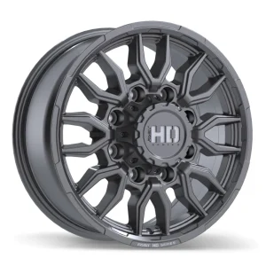 Fast HD – Grit – Gunmetal – 17″x7.5″ 44mm – All weather Wheels – F279-1775-98MT+44C244